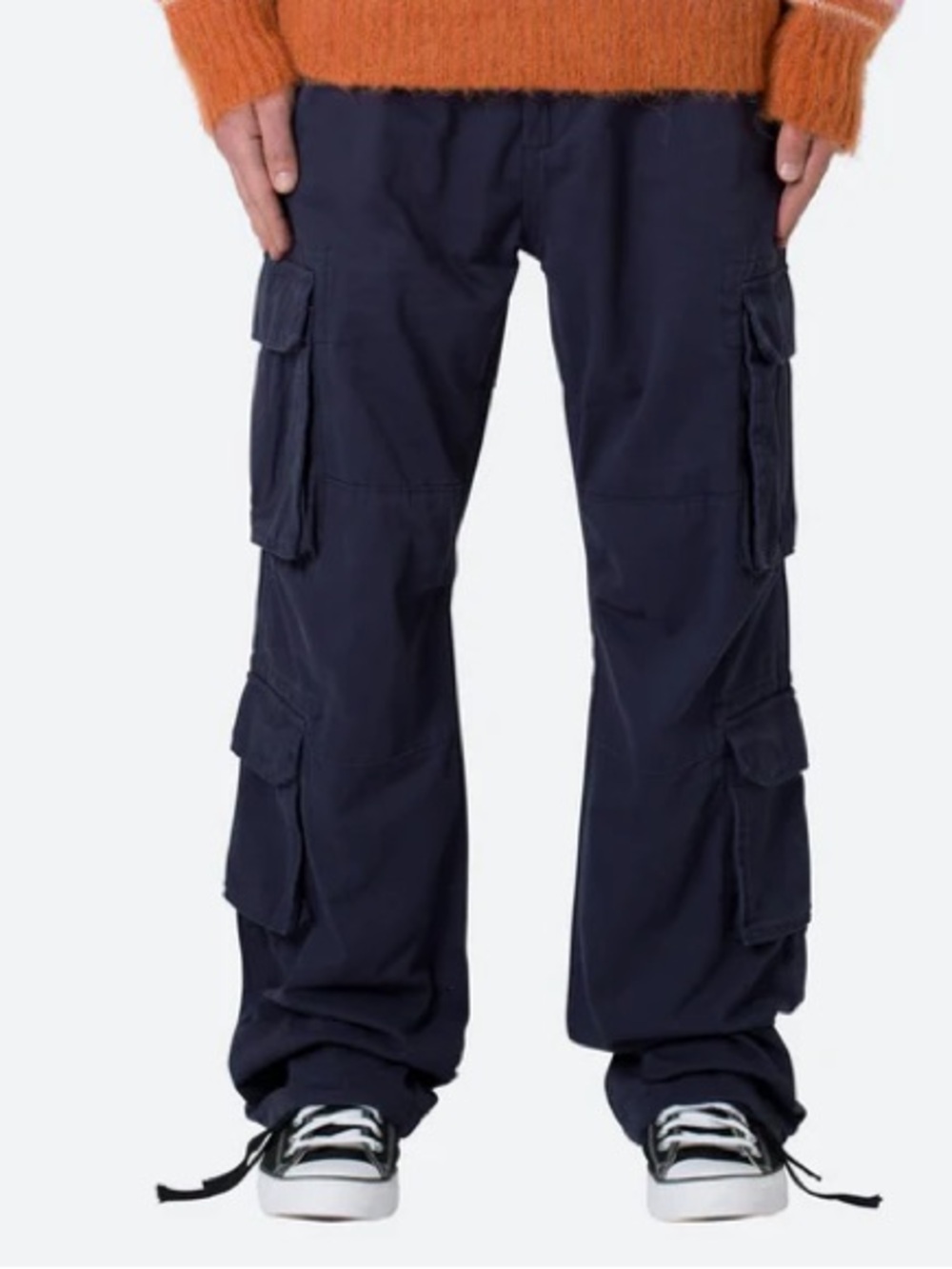 MNML Navy Multi-Pocket Cargo Pants
